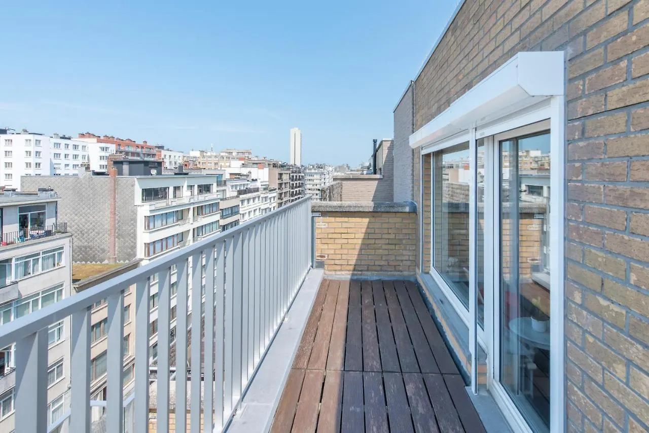 Zonnig Penthouse Met Terrassen Apartment Ostend
